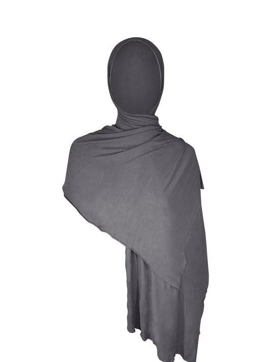 SoftWrap Jersey Hijab - Grey